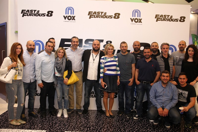  VOX Cinemas Celebrates its Fourth Anniversary in Lebanon with ‘Fast & Furious 8’ Premiere at City Centre Beirut